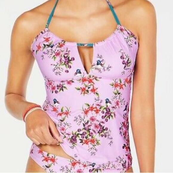 Nanette Lepire Swim Tankini Floral Bathing Swim - Picture 1 of 12